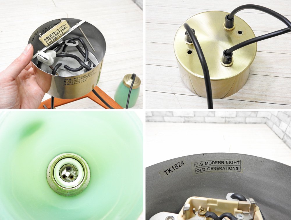 マーキュリー MERCURY U.S MODERN LIGHT OLD GENERATIONS 3灯 シーリングライト ジェダイカラー ガラスシェード ビンテージスタイル ●