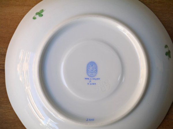 ヘレンド HEREND HVNGARY インドの華 コーヒーカップ&ソーサー ハンドペイント 白磁食器 ハンガリー 極美品 B ■