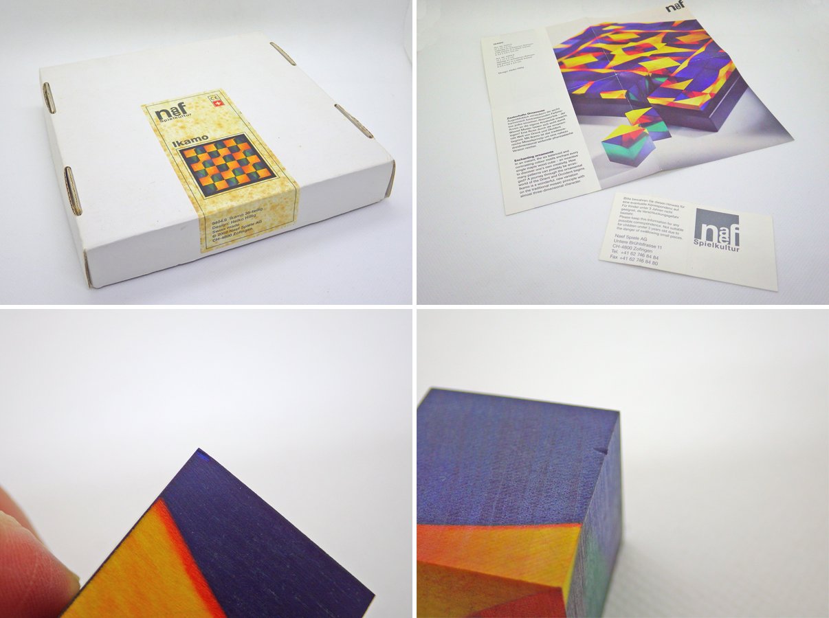 ネフ Naef Spielkultur イカモ Ikamo 36ピース 廃盤 ハイコー・ヒーリック Heiko Hillig 積み木 知育玩具 箱付き スイス ♪