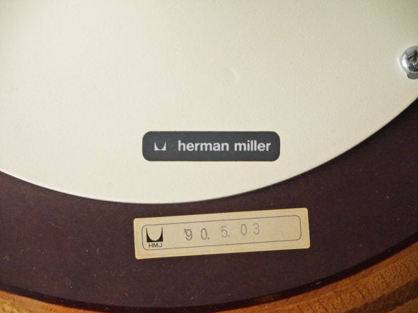 ハーマンミラー Herman Miller ネルソン ペデスタル エンドテーブル NELSON PEDESTAL SIDE TABLE ホワイト ジョージ・ネルソン 定価¥119,900- ◇