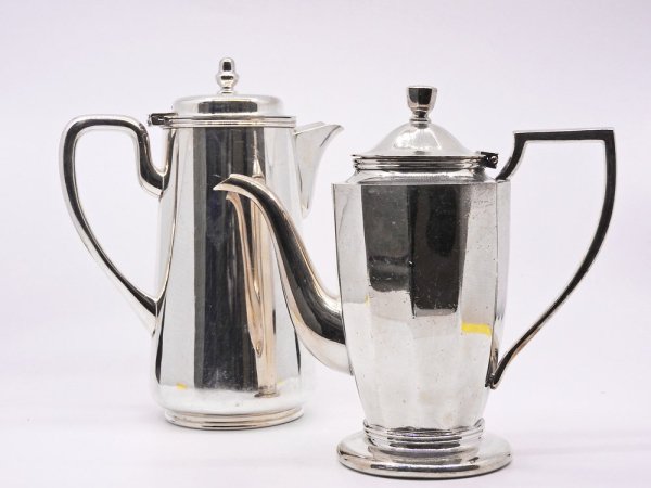 早川器物 Hayakawa 東型ウォーターポット 1.5L ニッケルシルバー 洋白銀器 定価¥44,400- A ●