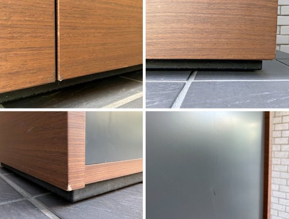 アルフレックス arflex シーシー09 c.c.09 キャビネット 2枚扉 ブラウン カルロ・コロンボ モダンデザイン ■