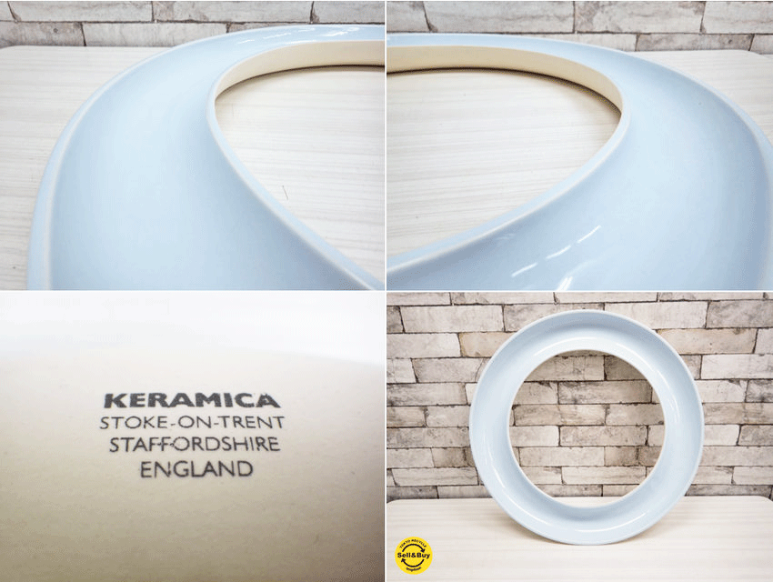 デザインスタジオ ケラミカ KERAMICA 陶器 デザインプレート イギリス ストーク オン トレント コンランショップ取扱 ●