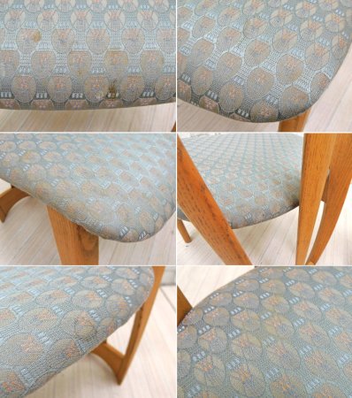 シラカワ家具 Shirakawa シラカワ SEURAT シリーズ ダイニングチェア 2脚セット オーク材 飛騨高山 クラフト ナチュラルモダン アールデコ 参考価格5万×2 A ●