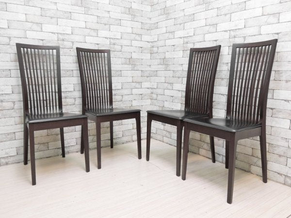 カリガリス Calligaris フィラデルフィア PHILADELPHIA ダイニングチェア ハイバックチェア 2脚セット 牛革 イタリア B ●