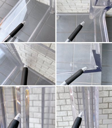 カルテル Kartell ワンモア 65 ONE MORE ゴースト Ghost ハイチェア カウンタースツール クリスタル フィリップ・スタルク B ■