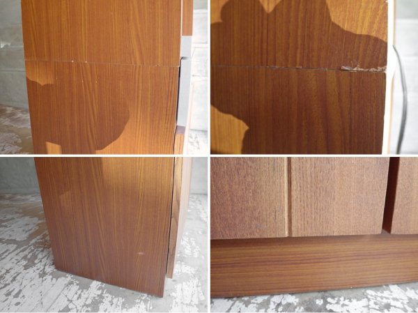 ウニコ unico ストラーダ STRADA キッチンボード レンジボード 食器棚 アッシュ材 W80cm 廃盤 ♪