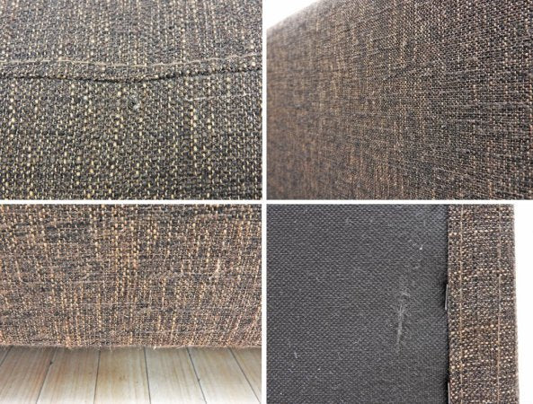 エヌディスタイル NDStyle マウント MOUNT カバーリング 2人掛け ボックスソファ ダークブラウン系 定価 : ¥58,800-以上 ●