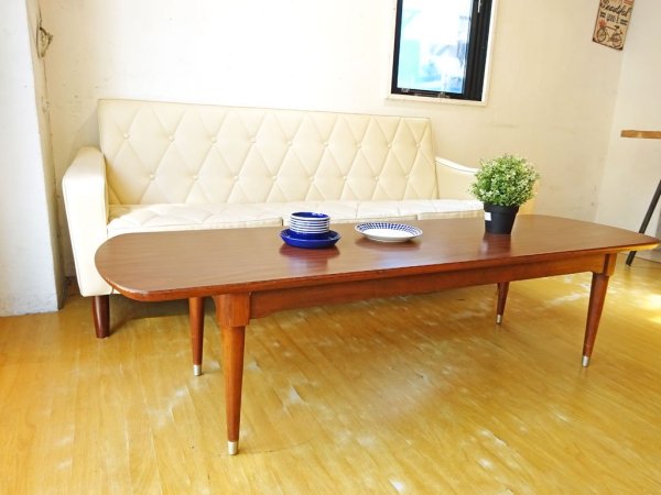 バートンファニチャー BARTON FURNITURE コーヒーテーブル デコラトップ USビンテージ ミッドセンチュリー 嘉手納基地 ★
