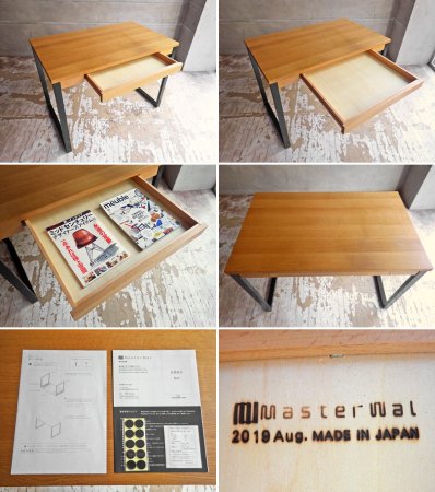 マスターウォール Master Wal アカセ木工 ウィン WIN デスク W100 ホワイトオーク オイル仕上げ 2019年製 定価159,500円 説明書付き 美品 ♪