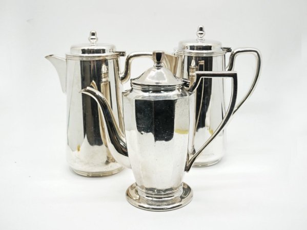 早川器物 Hayakawa 東型ウォーターポット 1.5L ニッケルシルバー 洋白銀器 定価¥44,400- C ●