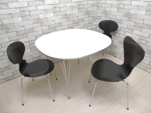フリッツハンセン Fritz Hansen セブンチェア ブラックラッカー アルネ・ヤコブセン Arne Jacobsen デンマーク 北欧家具 定価¥62,700- ●