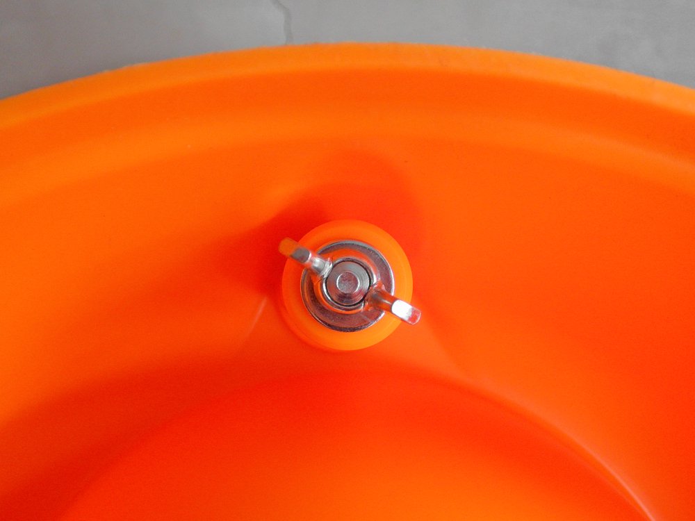 アレッシィ ALESSI ルピタ LUPITA ドッグフードボウル DOG BOWL オレンジ 未使用品 元箱付 ♪