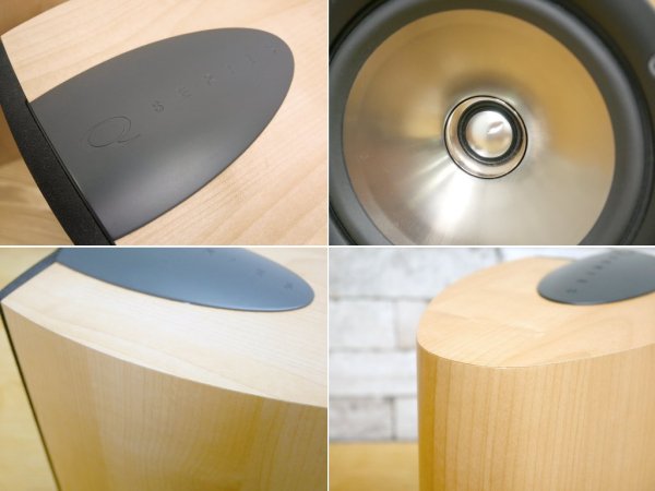 ケーイーエフ KEF ブックシェルフスピーカー iQ1 SP3499 Qシリーズ 2way メイプル 連番ペア ●