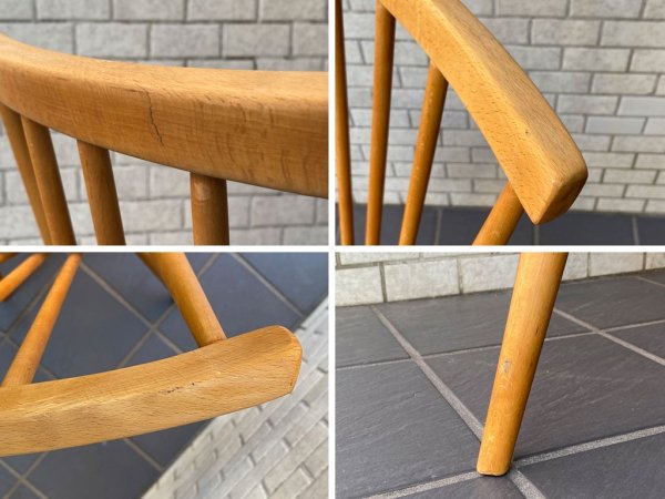 アーコール Ercol スティックバックチェア スピンドルチェア エルム材 UKビンテージ Vintage 英国家具 ■