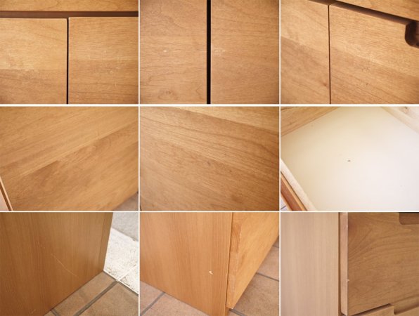 ウニコ unico ワイス WYTHE キッチン シェルフ ボード アルダー材 食器棚 カップボード レンジボード カフェスタイル 定価¥112,000- ◇