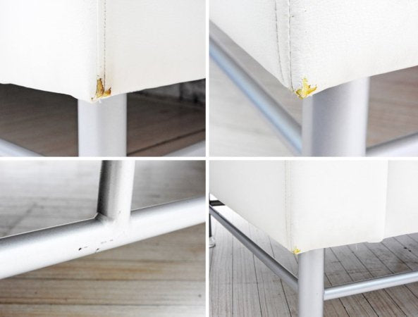 ノル Knoll イーストサイド ソファ Eastside Sofa 3人掛け エットーレ・ソットサス Ettore Sottsass マハラム ブルー メンフィス・グループ ポストモダン ●