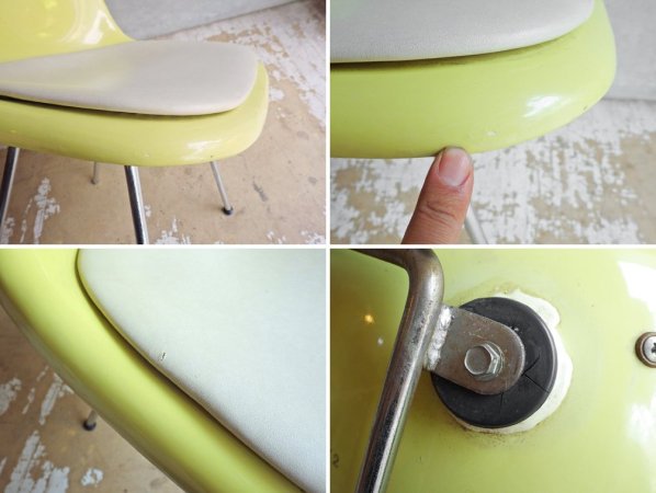 コトブキ KOTOBUKI ビンテージ FRP スタジアムチェア ダイニングチェア ミッドセンチュリー 剣持勇 A ♪