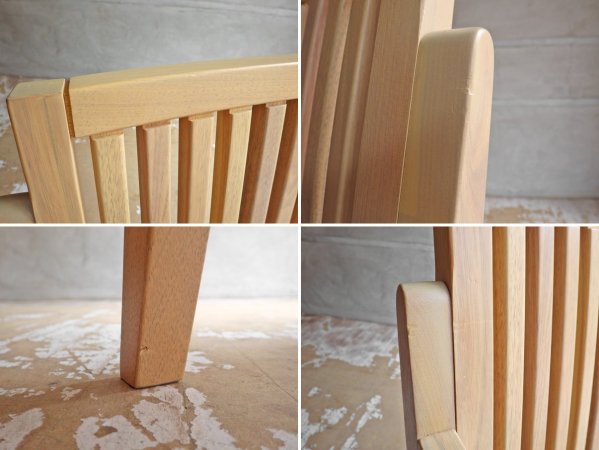 ダブルティー WTW アペルト チェア APERTO CHAIR NT アームチェア ラウンジチェア 1P ソファ アッシュ材 デニム地 西海岸 ウエストコースト 定価74,800円 ♪