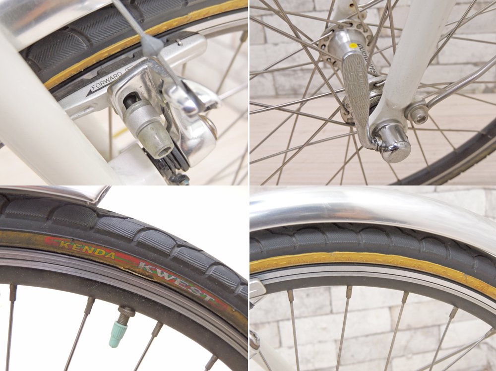 ビアンキ Bianchi ミニベロ 8 フラット MINIVELO 8 FLAT 自転車 ロードバイク ホワイト 20インチ 定価¥88,000- ●