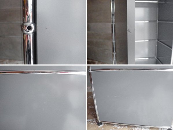 ユーエスエムハラー USM Haller モジュラーファニチャー Modular Furniture ハラーシステム ワードローブ クローゼット ミッドグレー セミオーダー品 ♪