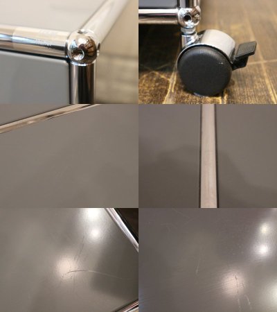 USMモジュラーファニチャー USM ハラー USM Haller ローボード 3列1段 ミッドグレー モダン テレビボード 定価19万円~ ◎