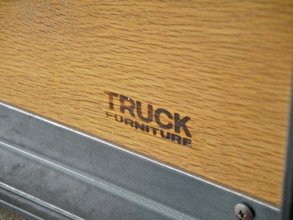 トラックファニチャー TRUCK FURNITURE オークアイアンレッグ ローテーブル OAK IRON-LEG LOW TABLE オーク無垢材 インダストリアル 定価¥173,800- ◇