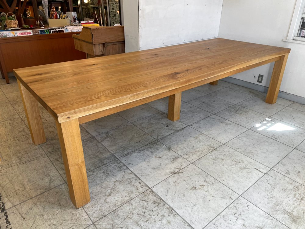 トラックファニチャー TRUCK FURNITURE オークテーブル OAK TABLE ダイニングテーブル セミオーダーメイド W280× –  TOKYO RECYCLE imption