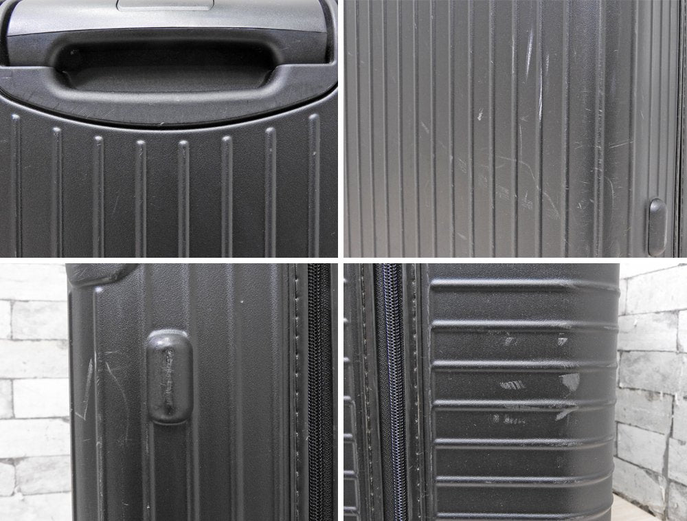 リモワ RIMOWA サルサ Salsa スーツケース 97L 4輪 MULTIWHEEL マットブラック 電子タグ TSAロック ●