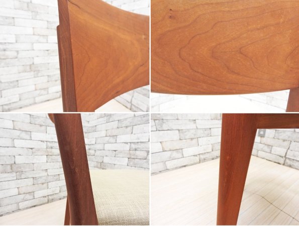 宮崎椅子製作所 ポケットチェア pocket chair チェリー 廃番 村澤一晃 定価¥47,960- B ●
