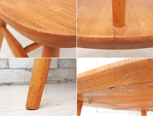 アーコール Ercol クエーカーチェア ダイニングチェア エルム材 UKビンテージ Vintage 英国家具 ●