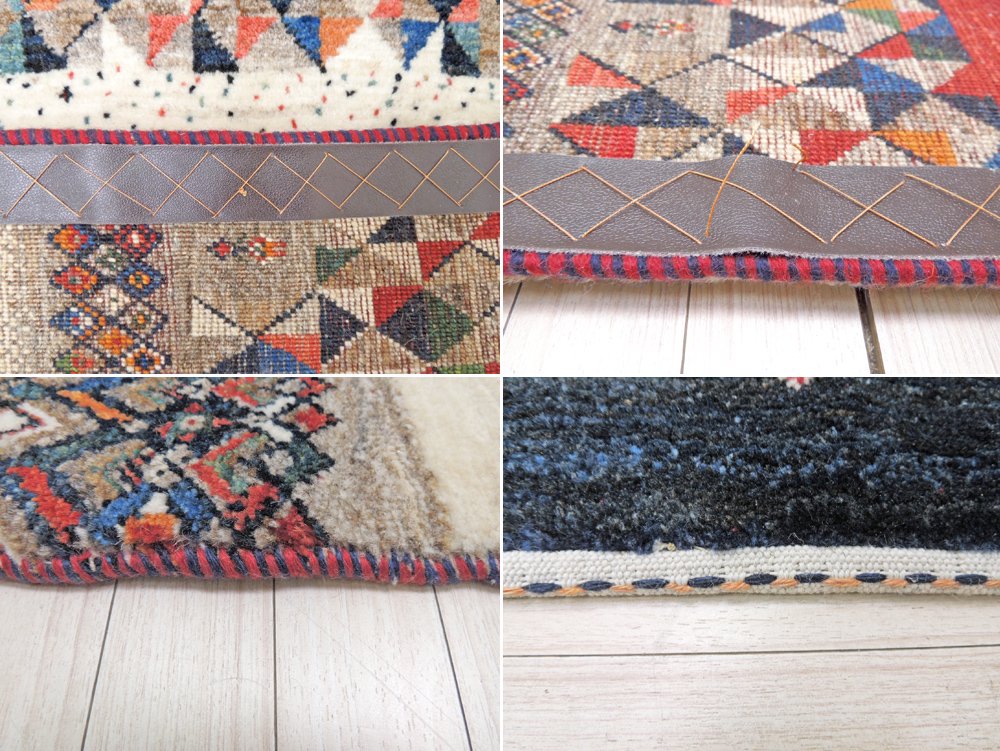 デコラシオン購入 Decoration ギャッベ gabbeh 絨毯 ラグ レッド系 200×150 ●