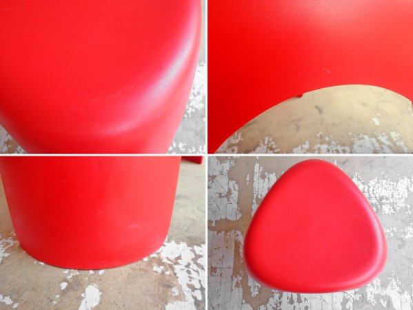 ヴィトラ Vitra エレファントスツール Elephant Stool レッド ポリプロピレン製 柳宗理 ミッドセンチュリー MoMA 永久収蔵品 ♪