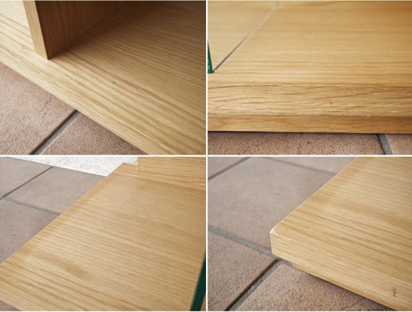 ウニコ unico パラレ PARALLE AVボード ローボード ガラス ナチュラル 廃番品 ◇