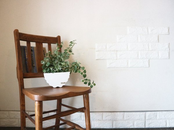 英国 ビンテージ チャーチチェア ダイニングチェア ブックボックス付 イギリス アンティーク ◎