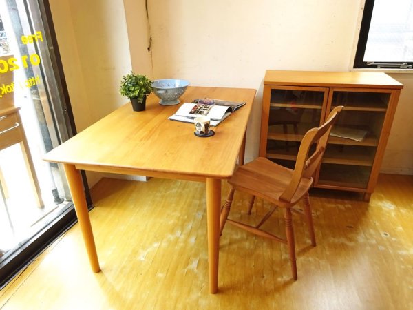 北欧スタイル アダル ADAL ダイニングテーブル Dining table アルダー材 オイル仕上 135cm ナチュラル ★
