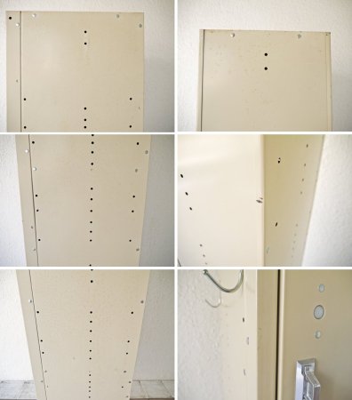 リオン LYON 2段 スチールロッカー 2-TIER LOCKER アイボリー putty white インダストリアル P.S.F.取扱 ◇