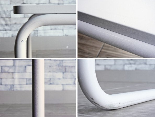 無印良品 MUJI × トーネット THONET ローテーブル Lサイズ ライトグレー AVボード センターテーブル テレビ台 バウハウス 参考価格¥47,250- 廃番 ●