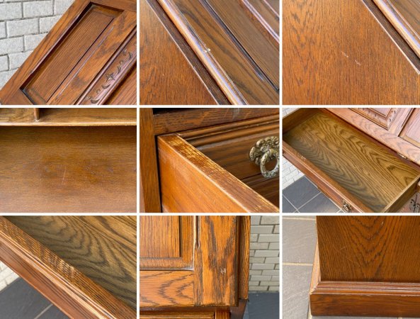 オールドチャームファニチャー Old Charm Furniture ライティングビューロー オーク無垢材 英国 ヨーロピアンクラシカル ■