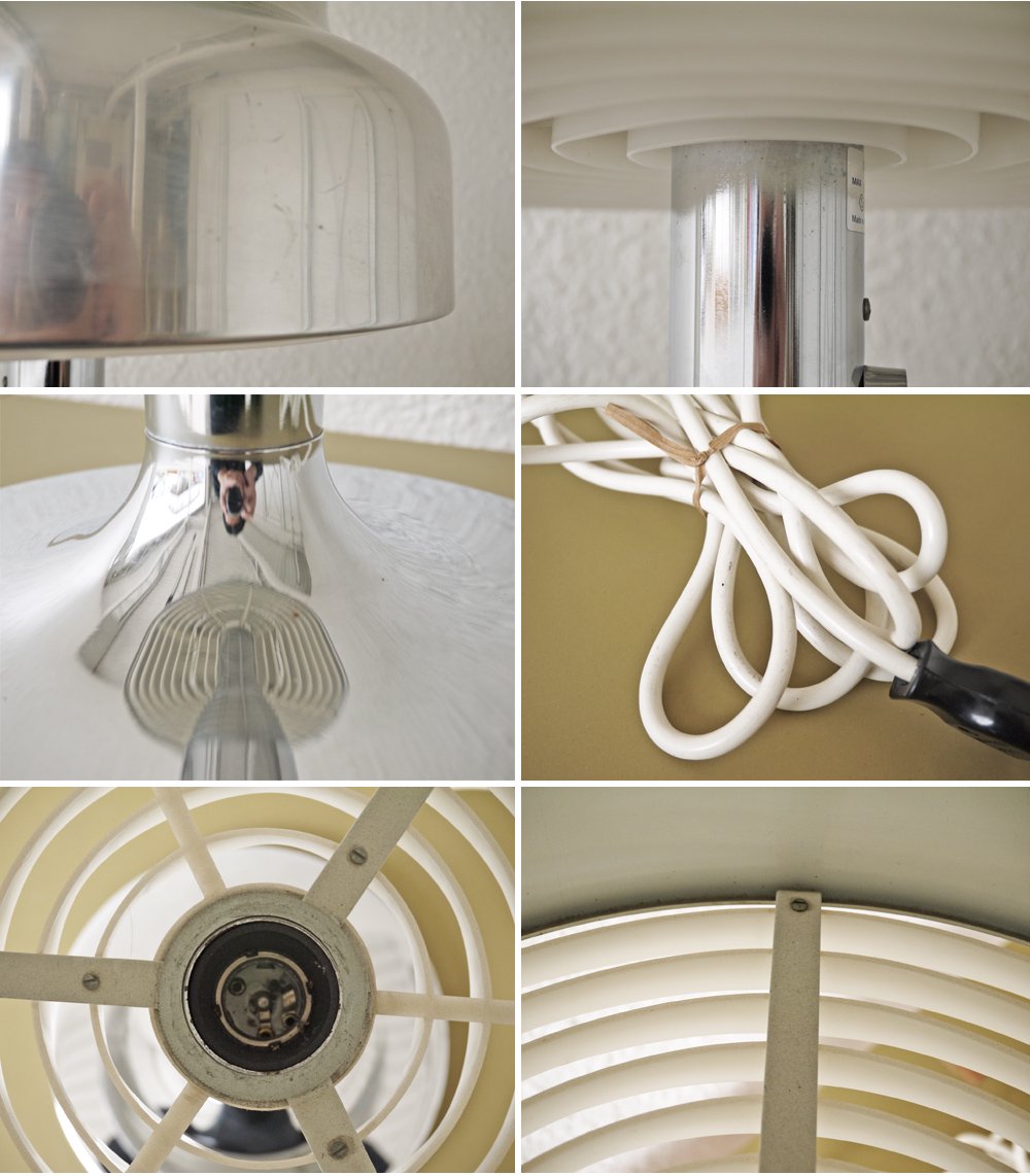 アトリエリクタン ATELJE LYKTAN Bumling Lamp テーブルランプ アンダー・パーソン デザイン シルバー スウェーデン 希少 ◇