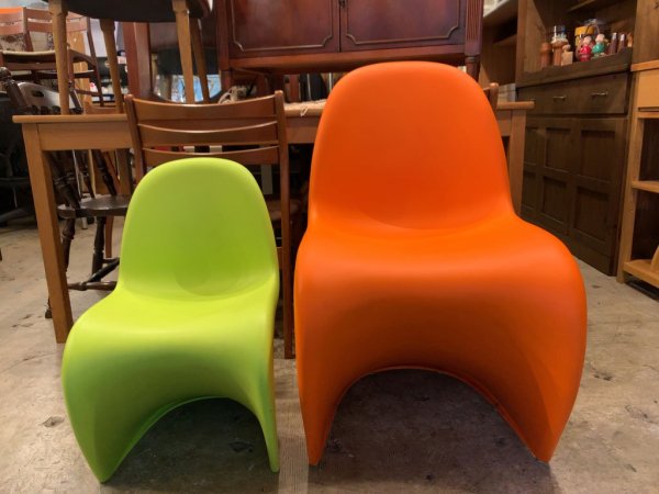 ヴィトラ Vitra パントンジュニア Panton Junior キッズチェア ダークライム ヴェルナー・パントン Verner Panton ■