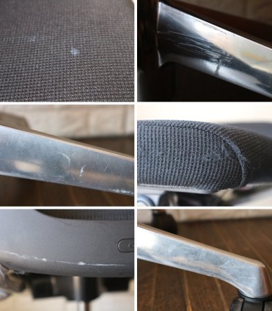 オカムラ okamura バロンチェア Baron Chair オフィスチェア デスクチェア メッシュ背もたれ×ウレタン座面 アームレス ブラック ジョルジェット・ジウジアーロ ◎