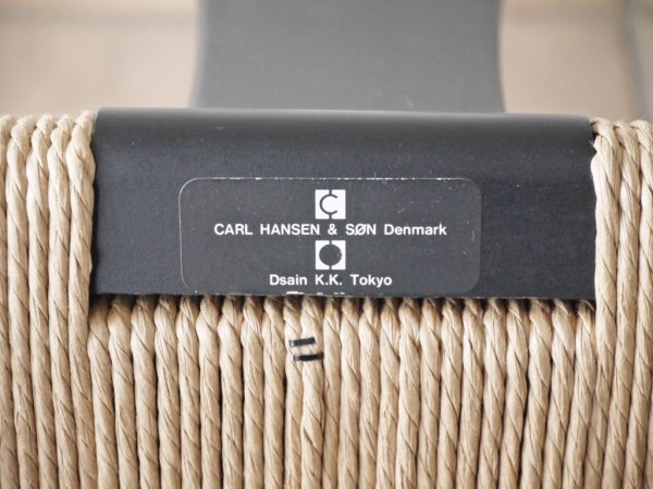 カールハンセン&サン Carl Hansen & son Yチェア CH24 SOFT ブラック ビーチ材 日本仕様 座面張替済み ハンス・J・ウェグナー 北欧 デンマーク ◇