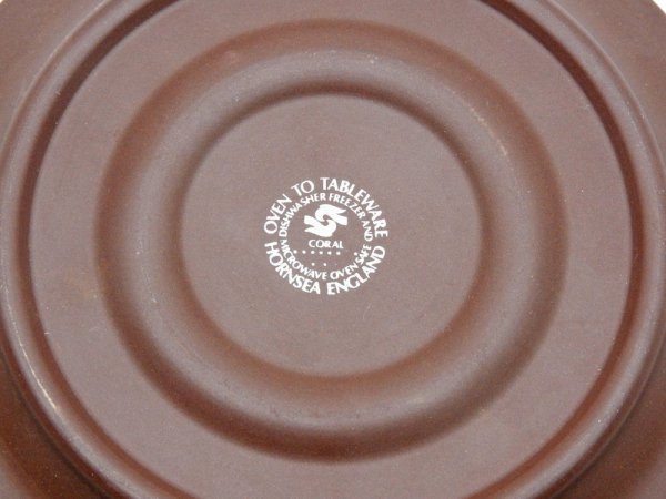 ホーンジー HORNSEA コーラル CORAL カップ&ソーサー C&S イギリス 英国ビンテージ ●