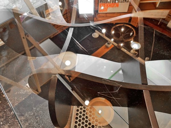 イーアンドワイ E&Y マトリックステーブル MATRIX TABLE ダークブラウン Lサイズ プライウッド リビングテーブル 定価:93,500円 ♪
