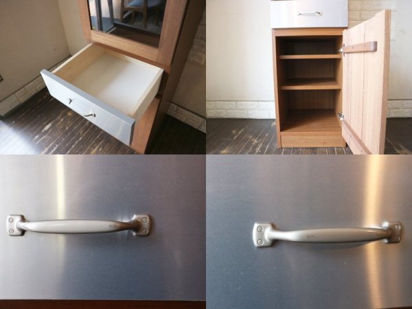 ウニコ unico ストラーダ STRADA スリムキャビネット 食器棚 ◎