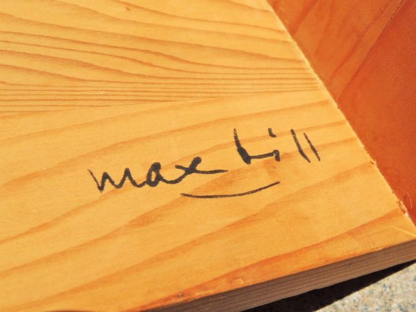 ヴォーンベダルフ wohnbedarf ウルムスツール Ulm Stool ウルマーホッカー マックスビル Max Bill スイス バウハウス ●