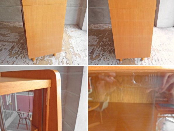 ウニコ unico アルベロ ALBERO カップボード 食器棚 チーク材 北欧ビンテージスタイル 廃盤希少 ♪