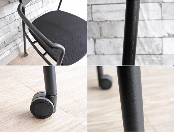 コクヨ KOKUYO エニー Any チェア デスクチェア オフィスチェア 会議用椅子 アーム キャスター付 スチール ブラック 定価¥37,400- ●