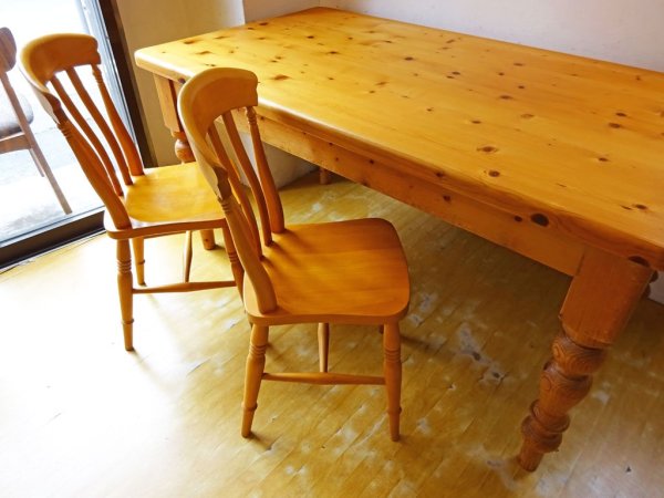 カーフ Karf Basic furniture キッチンチェア ブナ無垢材 イギリスアンティークチェア モチーフ 1 ★